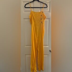 Urban Outfitters Vibrant Yellow Jumpsuit